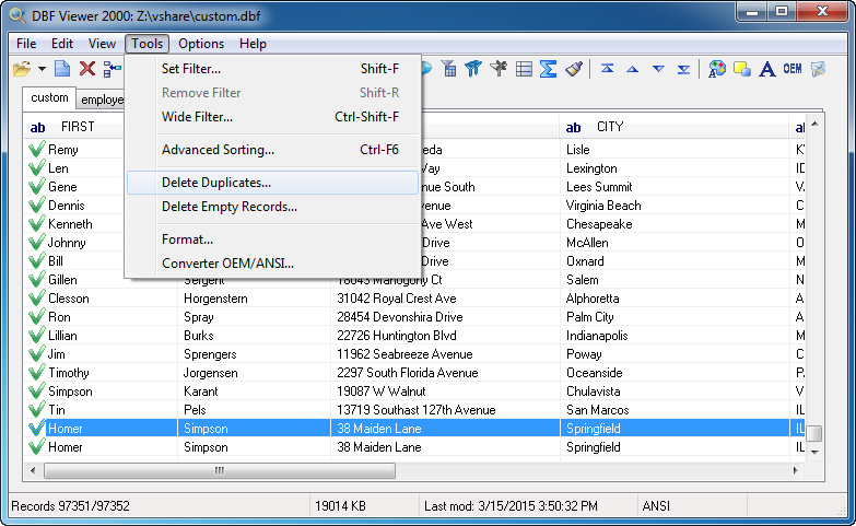 delete-duplicates-in-dbf-file